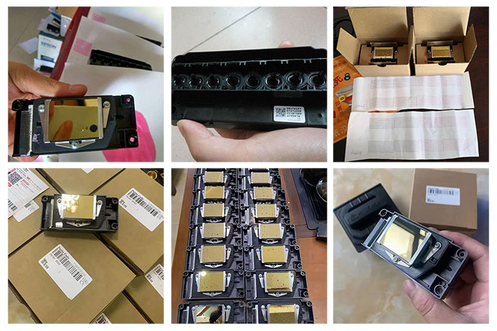 Cabeça de impressão original DX5 Gold Oily Cabeça de impressão original DX5 Gold Oily